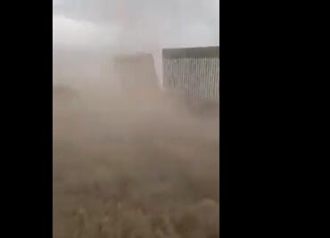 Huracán "Hanna" no derribó muro fronterizo; fue el viento, el 9 de junio