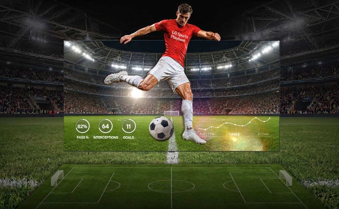 LG lleva estadísticas deportivas en tiempo real a sus Smart TV. Foto: Especial
