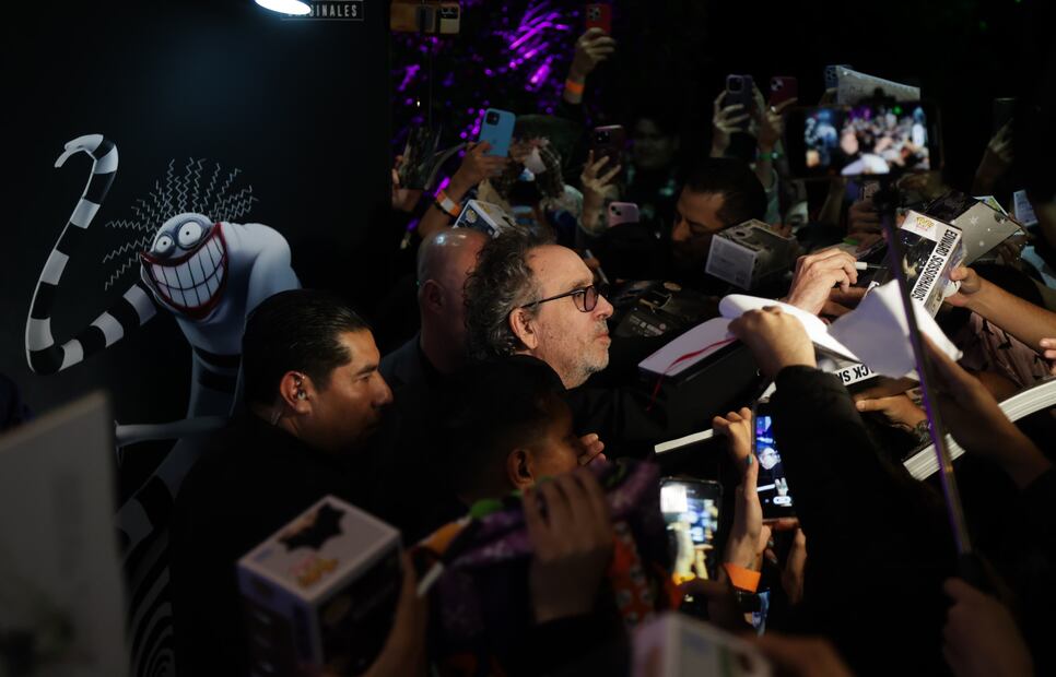 Tim Burton es el director de la cinta. Foto: Carlos Mejía/ EL UNIVERSAL