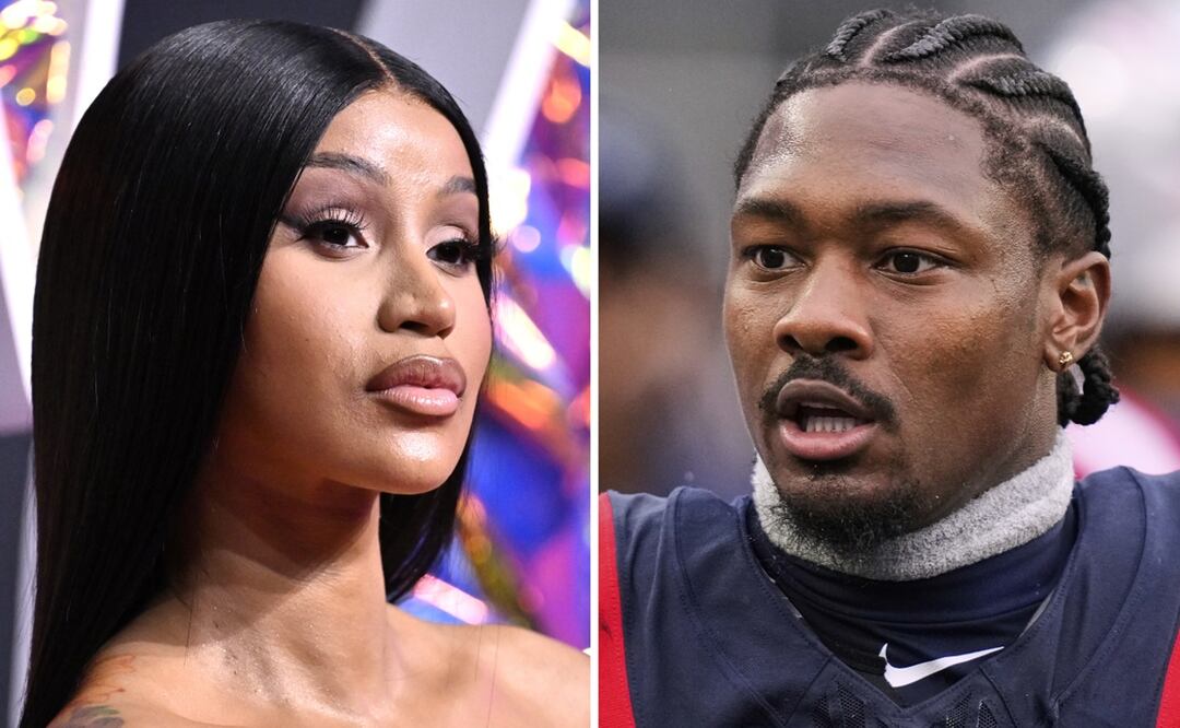 Cardi B y Stefon Diggs. Foto AP.