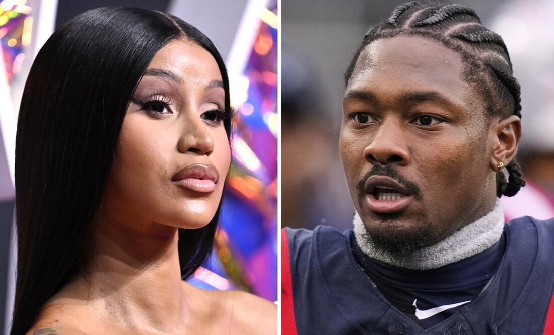 Cardi B y Stefon Diggs. Foto AP.