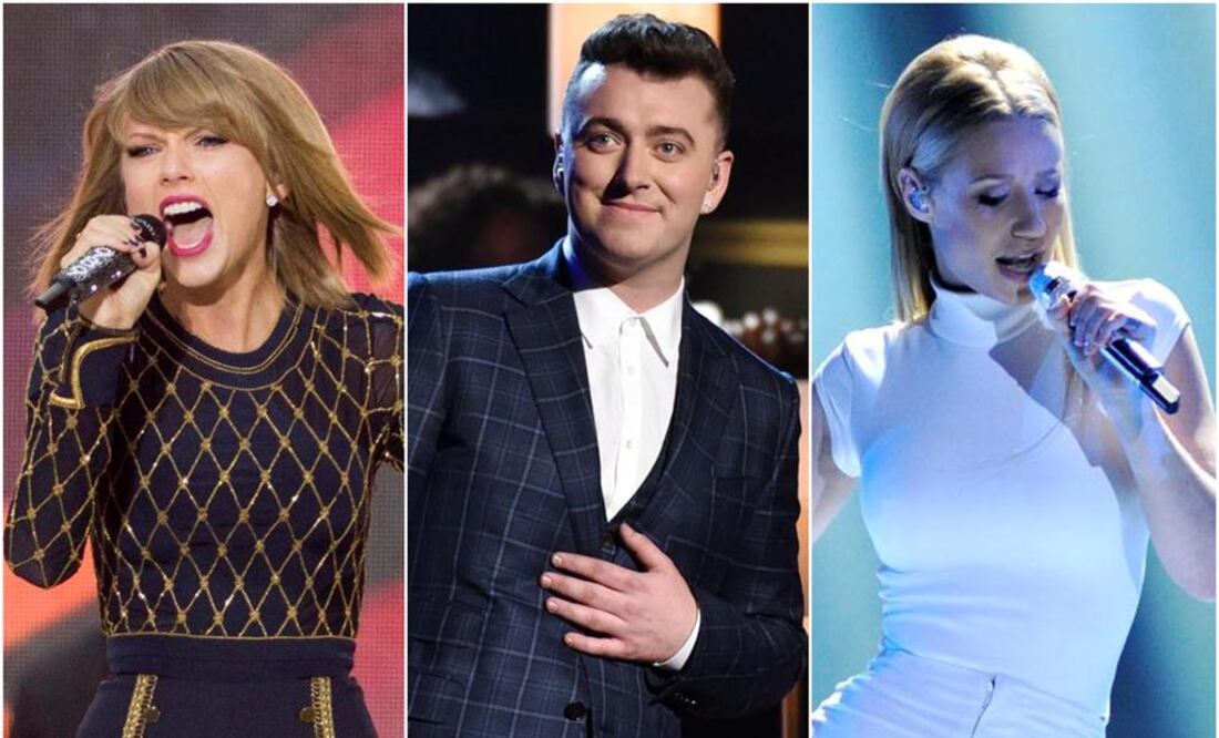 Los tres cantantes son contendientes para llevarse la noche. FOTO: Especial