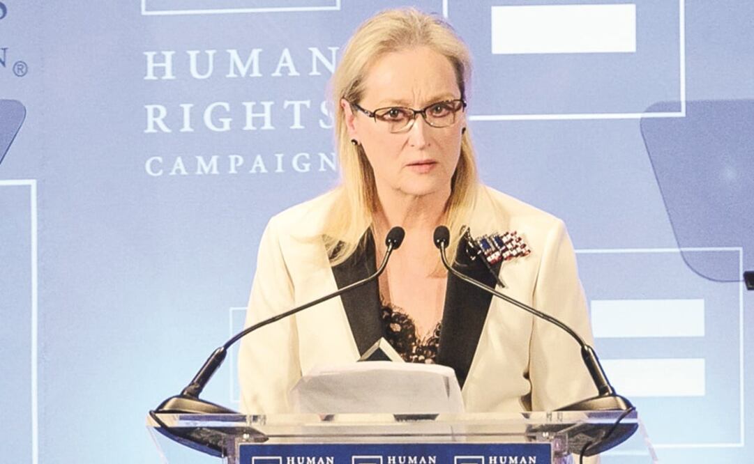 La actriz asistió a una gala de recaudación para un grupo LGBT. (CHRISTOPHER SMITH. AP)