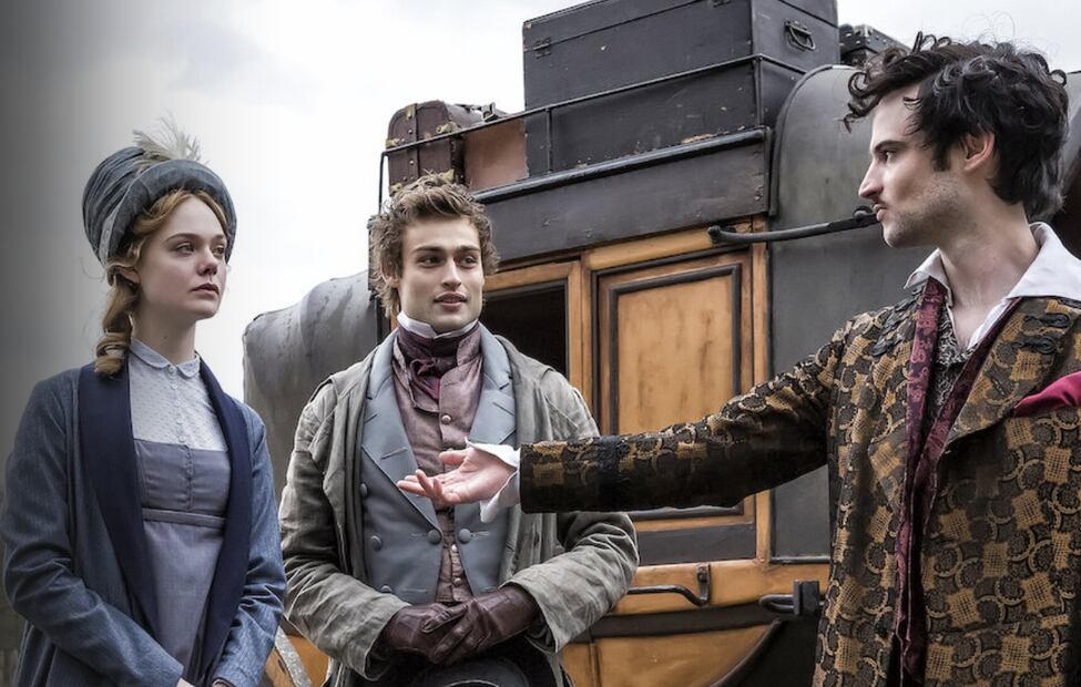 Mary Shelley, el film que cuenta la historia de la creadora de Frankenstein. Fuente: captura sitio oficial Netflix