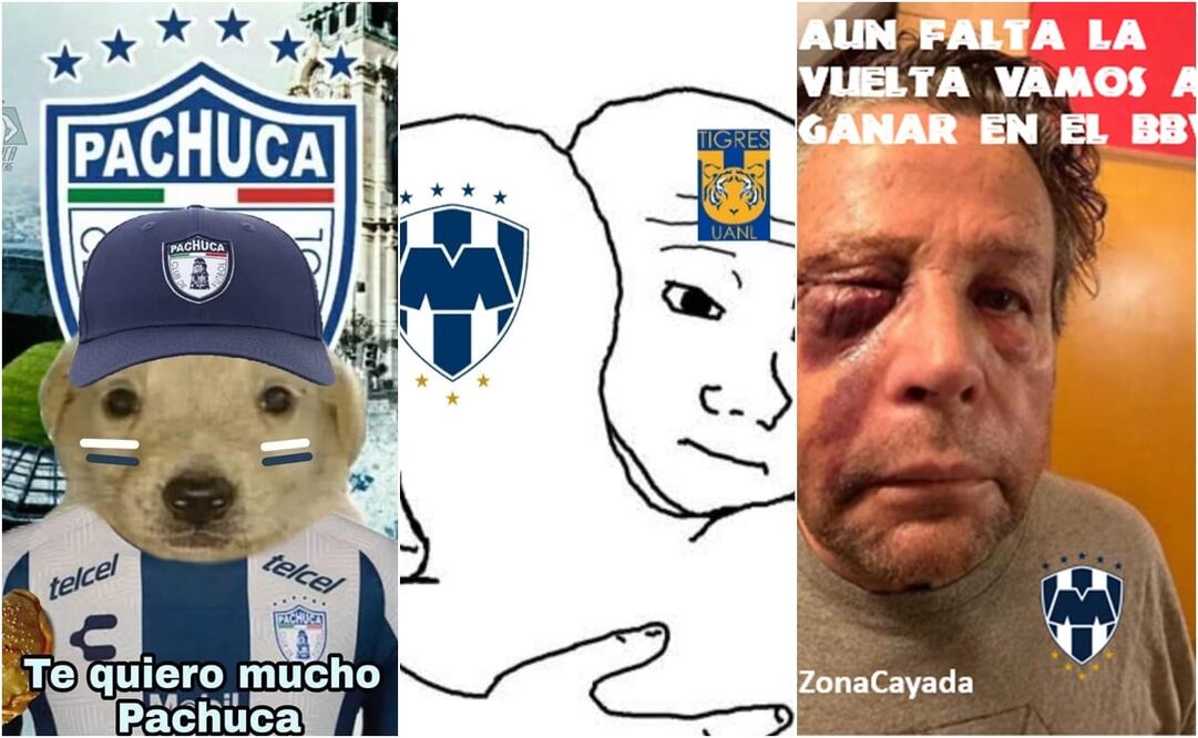 Monterrey es blanco de memes por la goleada que recibió del Pachuca / FOTO: ESPECIAL