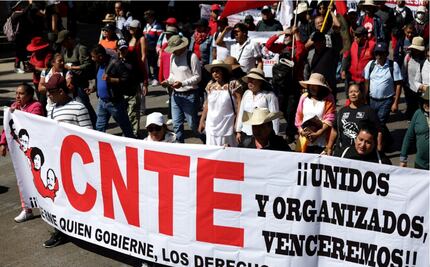 CNTE alista paro indefinido de labores; busca derogar la Ley del ISSSTE de 2007