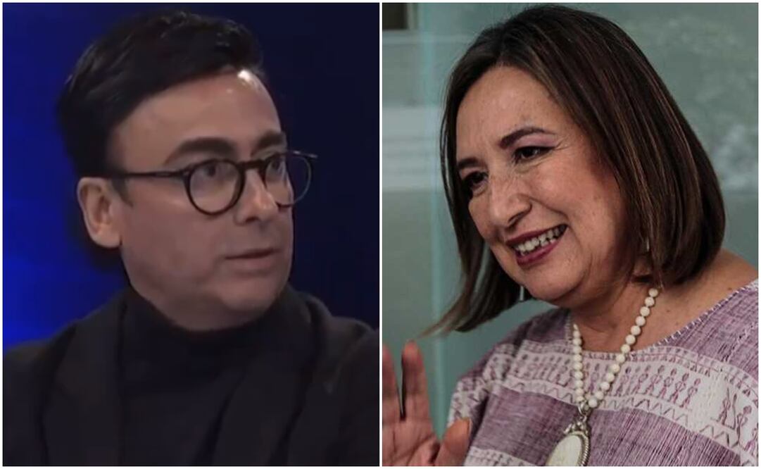 Adal Ramones y Xóchitl Gálvez. Foto: EL UNIVERSAL