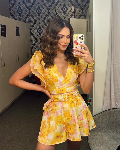 Andrea Meza presumió su corte de cabello midi en las redes sociales. Fuente: Instagram @andreamezamx