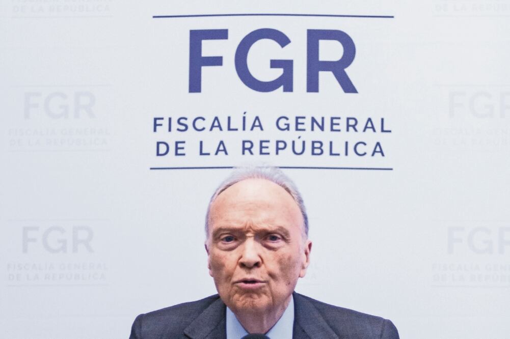 Alejandro Gertz Manero (FGR), en su primeros 100 días de gestión realizó un diagnóstico de la fiscalía e implementó acciones contra el rezago. / CUARTOSCURO
