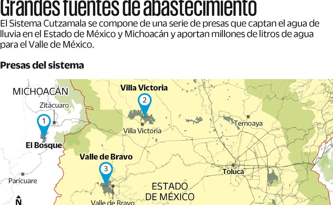 niveles de presas. Foto: Especial