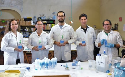INAH realiza sus propios sanitizantes para Covid-19