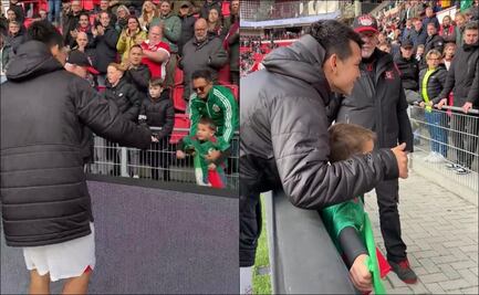 VIDEO: El emotivo gesto de Hirving Lozano con un pequeño aficionado mexicano
