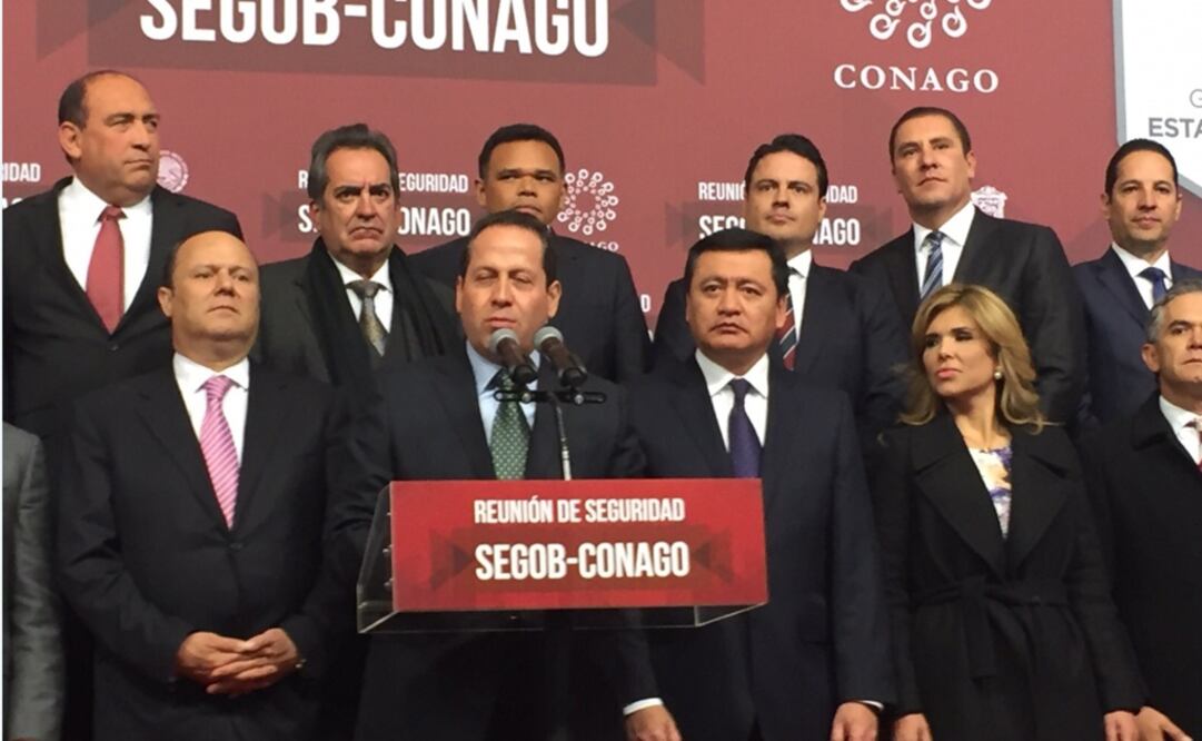 El gobernador Eruviel Ávila dio a conocer los dos acuerdos alcanzados por la Conago. /Jorge Alvarado - EL UNIVERSAL