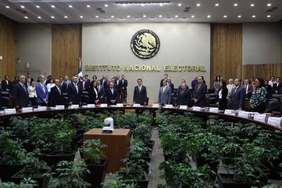 INE alista sesión para seguir comicios de este domingo