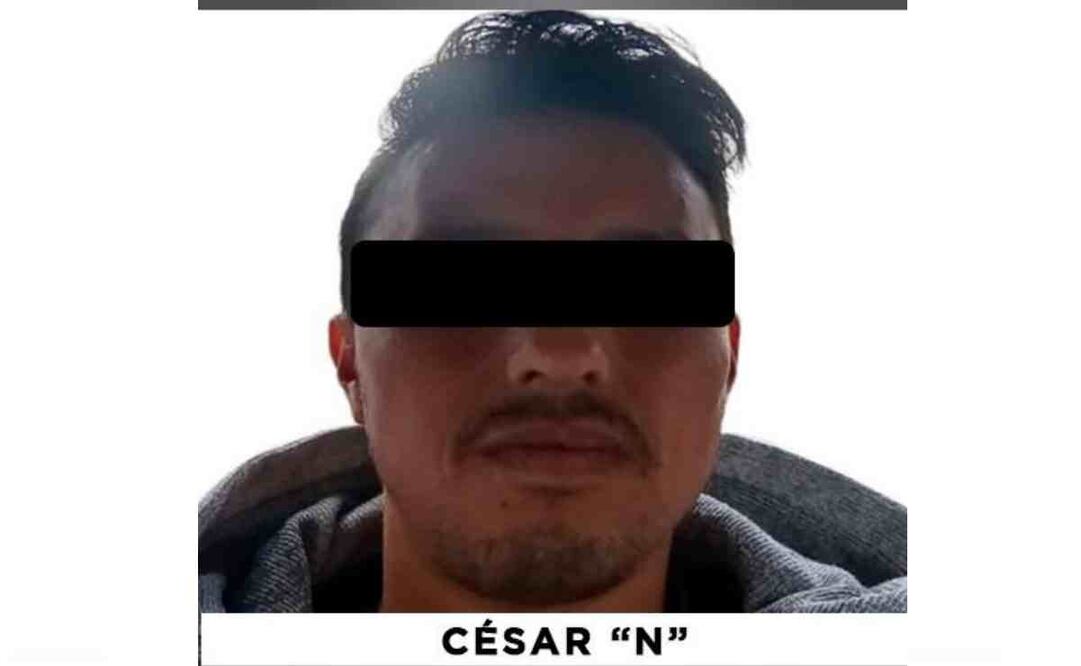 César “N” fue detenido hace unos días en Texcoco por elementos de la Policía de Investigación. Foto: Especial