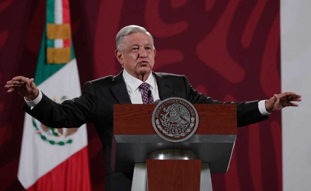 Conferencia de prensa mañanera del presidente Andrés Manuel López Obrador. Foto: Diego Simón Sánchez / EL UNIVERSAL 