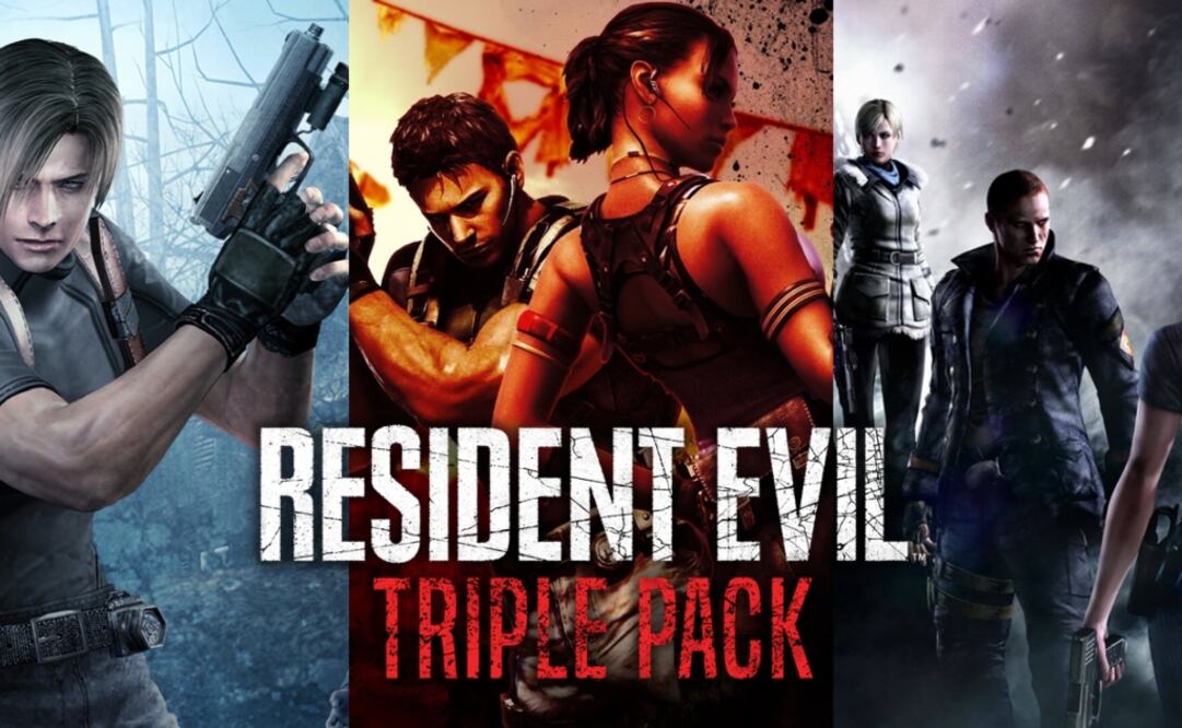 Esta colección lleva por nombre ‘Resident Evil: Triple Pack’ y tendrá un costo de 60 dólares