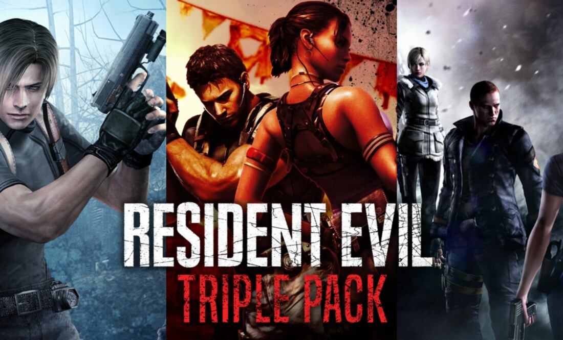 Esta colección lleva por nombre ‘Resident Evil: Triple Pack’ y tendrá un costo de 60 dólares