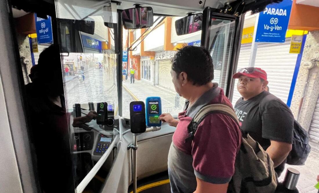 La modernización del transporte público en Yucatán incluye tecnología de monitoreo para los conductores y su bienestar al momento de conducir (15/02/2025). Foto: Especial