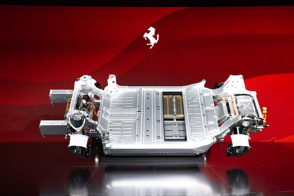 Ferrari compartió detalles de su nuevo proyecto de auto eléctrico. Foto: Ferrari