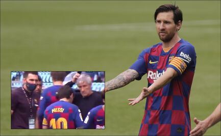 El desplante de Messi al cuerpo técnico de Quique Setién