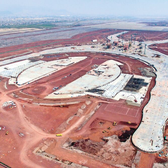 El gobierno federal tiene como fecha límite el 4 de enero para dar a conocer formalmente la cancelación del nuevo aeropuerto en Texcoco. Foto: ARCHIVO EL UNIVERSAL