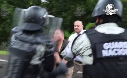 No habrá impunidad, dice Encinas tras video de agente del INM pateando a migrante