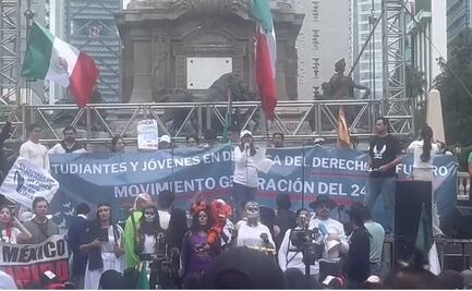 Con manifestación en el Ángel de la Independencia, Jufed pide diálogo con Sheinbaum; se ofrece para mejorar la reforma judicial 