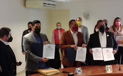 PAN, PRI y PRD formalizan coalición “Va por Aguascalientes”