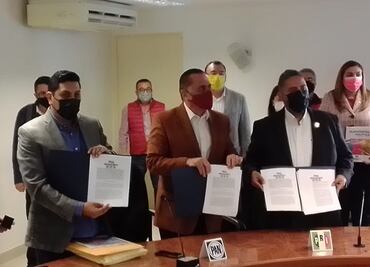 PAN, PRI y PRD formalizan coalición “Va por Aguascalientes”