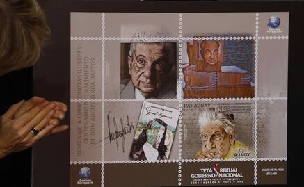 Conmemorarán centenario de Roa Bastos con sello postal