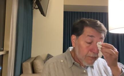 Noroña rompe en llanto al hablar de Palestina; es un pueblo “con derecho a existir”, defiende