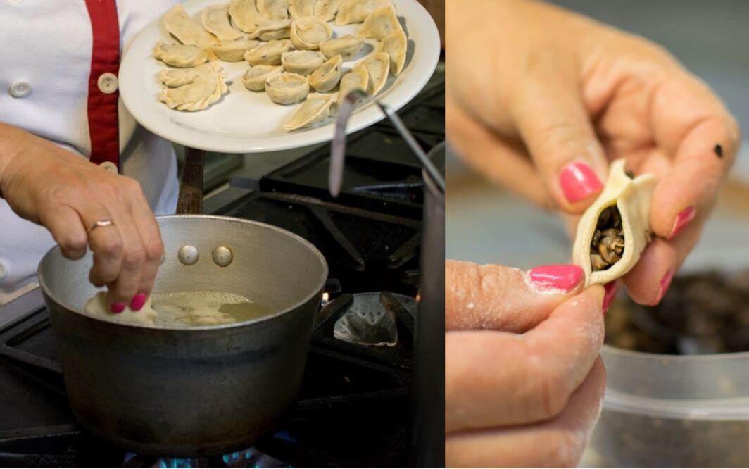 Aprende a preparar varenikis, auténtico platillo ruso, paso a paso con la chef del restaurante Kolobok. Crédito: Iván Cruz / kolobokrestaurante.com.mx
