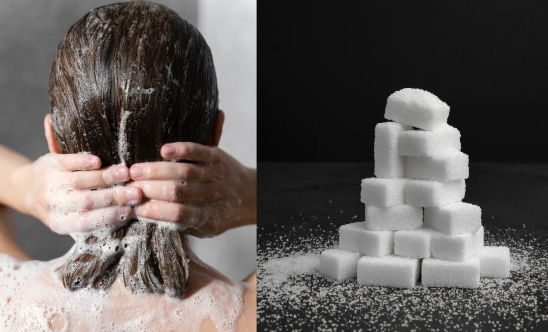 El azúcar puede mejorar la salud y apariencia de tu cabello. Foto: Freepik