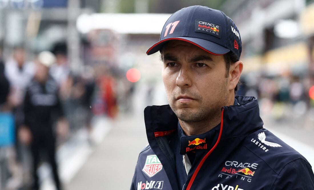 "Checo" Pérez previo a la carrera sprint del Gran Premio de Bélgica - Foto: AFP