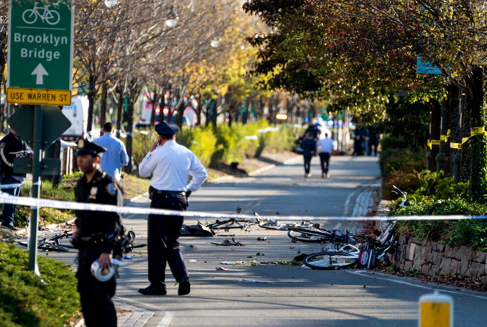 Mapa. El sitio del atentado en Manhattan