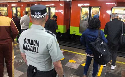 Estas son las tareas y armas que usará la Guardia Nacional en las estaciones del Metro