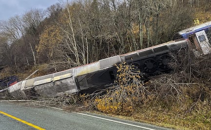 Descarrila tren de pasajeros en Noruega; reportan al menos un muerto y cuatro heridos