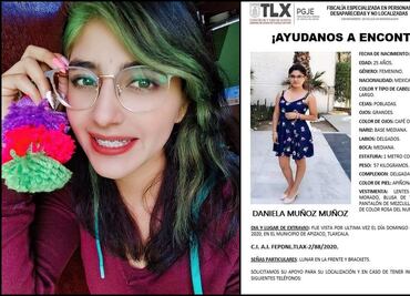 Ofrecen 300 mil pesos de recompensa para localizar a la profesora Daniela Muñoz, desaparecida en Tlaxcala