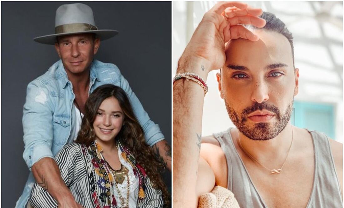 Erik Rubín, su hija y Apio Quijano se toman con humor las versiones sobre una relación. Foto: Instagram.