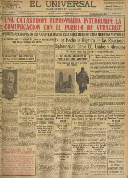 La Constitución que se imprimió por primera vez en papel periódico
