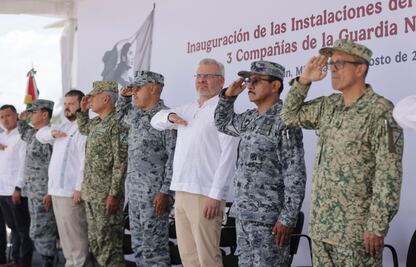 Inauguran instalaciones del 27 Batallón y tres compañías de la Guardia Nacional en Michoacán