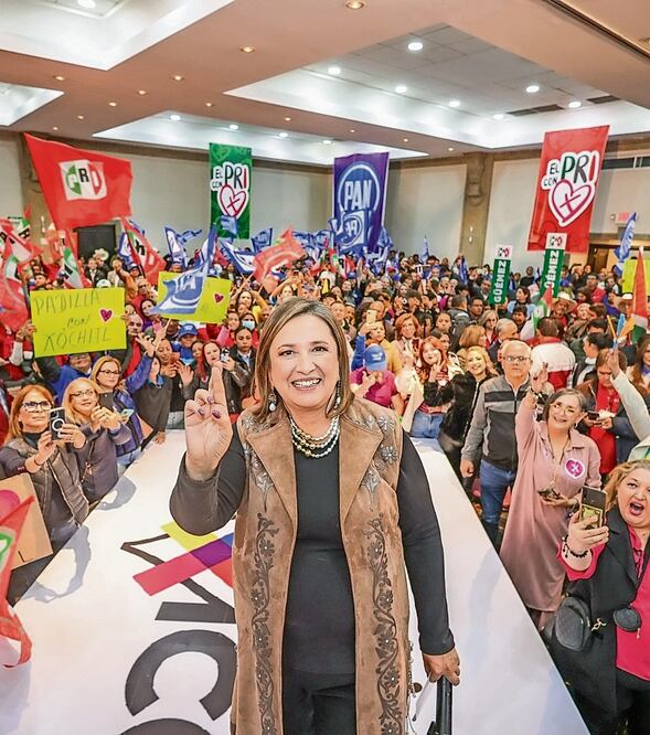 Gálvez asegura que Claudia Sheinbaum le tiene miedo. Foto: Especial