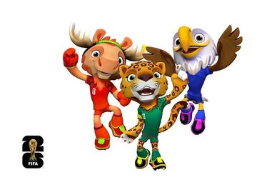 FIFA presenta a Clutch, Maple y Zayu, las mascotas oficiales de la Copa Mundial 2026