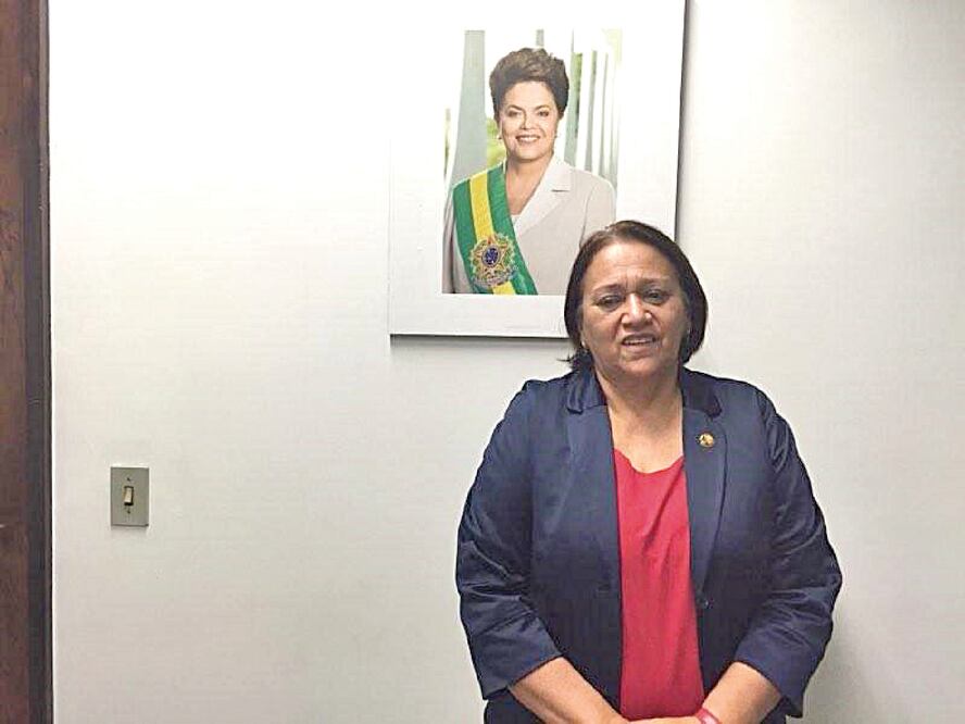 Fátima Bezerra, senadora por el PT (ARCHIVO)