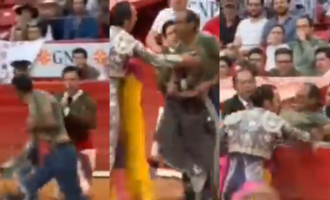 VIDEO: Espontáneo se mete al ruedo de la Plaza México e interrumpe corrida