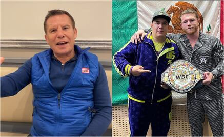 Julio César Chávez felicita a Eddy Reynoso por ganar el Premio Nacional de Deportes