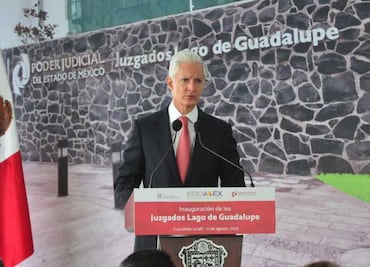 Alfredo Del Mazo inaugura juzgados sustentables en Lago de Guadalupe