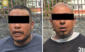 Detienen a dos presuntos extorsionadores en la Cuauhtémoc; acababan de robar a comerciante