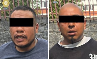 Detienen a dos presuntos extorsionadores en la Cuauhtémoc; acababan de robar a comerciante